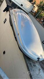 Box Tetto Junior 480L + Barre Menabò Brio