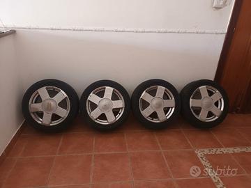 Cerchi completi gomme Dunlop Ford Fiesta  Fusion 