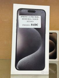 IPHONE 15 PRO MAX - 512GB - NUOVO