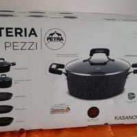 batteria a induzione nuova 9 pezzi 3713844540