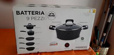 batteria a induzione nuova 9 pezzi 3713844540