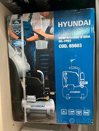 Compressore 6lt aria oil free hyundai