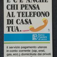 CARTA TELEFONICA SIP BANCA POPOLARE DI LECCO