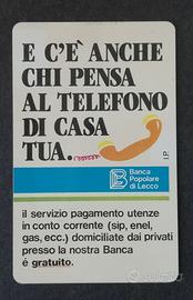 CARTA TELEFONICA SIP BANCA POPOLARE DI LECCO