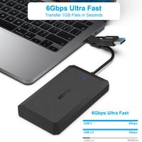 Disco Esterno 500 Gb USB Tipo-C/Tipo-A