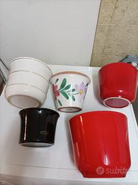 Coprivaso Ceramica Smaltata Varie Misure e Colori