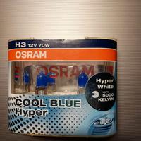 2 Lampade Auto OSRAM H3 12v 70w Cool Blue Hyper