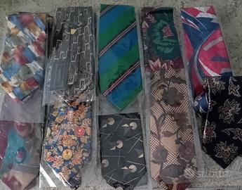 Cravatte uomo vintage anni 70/80/90