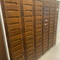 Cassettiere farmacia in legno