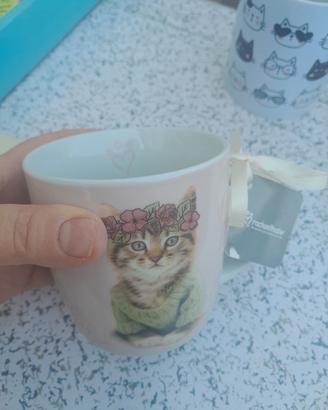 tazza con gatto