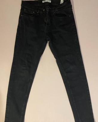 Pantalone JEANS ZARA SKINNY - nero - taglia EUR 40