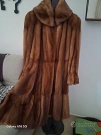 pelliccia visone demi buff  tg 44  pari al nuovo
