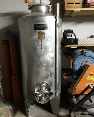 Contenitore acciaio inox litri 500