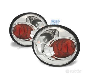 FANALI PER VOLKSWAGEN VW BEETLE 98-05 FONDO CROMAT