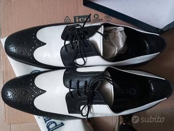 Scarpe eleganti  da uomo Oxforde Brogue bicolore