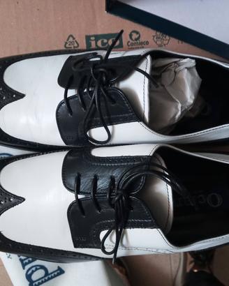 Scarpe eleganti  da uomo Oxforde Brogue bicolore