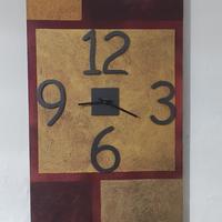 Orologio quadro su tela
