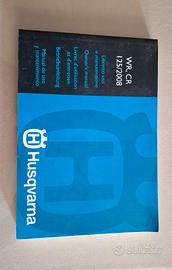 libretto uso manutenzione Husqvarna WR,CR 