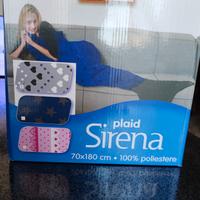 Morbida coperta a forma di coda di sirena