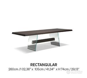 tavolo natuzzi phantom 