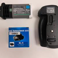 Battery grip D850 Batteria D4 D5  D6 en-el18a BL-5