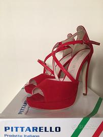 Scarpe rosse clearance pittarello