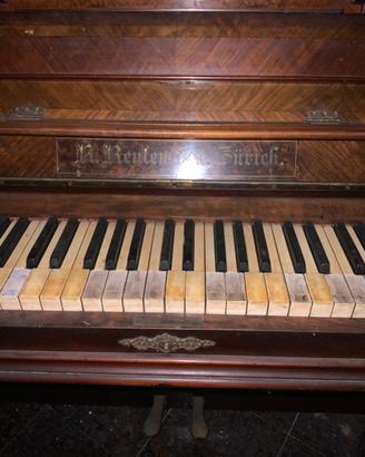 Pianoforte verticale d'epoca R. Reutemann Zürich