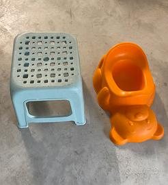 Vasino per bambini e alzatina