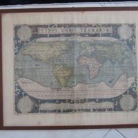 Quadro Mappa Ortelius “Theatrum Orbis Terrarum"