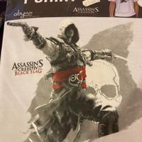 Assassin's creed black flag T shirt NUOVA
