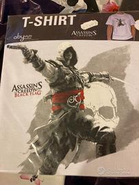 Assassin's creed black flag T shirt NUOVA