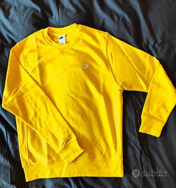 Nike Felpa BV2666 colore giallo