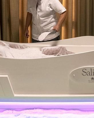 Lettino massaggio con sale SALINA