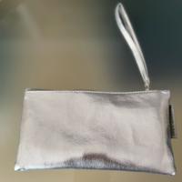 L’Erbolario pochette argento trousse porta trucco