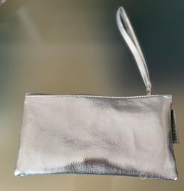 L’Erbolario pochette argento trousse porta trucco