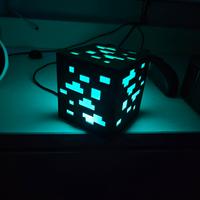 Lampada cubo Minecraft