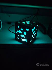 Lampada cubo Minecraft