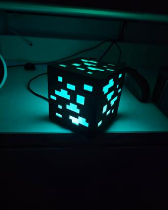 Lampada cubo Minecraft