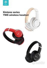 Cuffie Bluetooth 5.0 EM039 TWS Kintone Hi-Fi Bianc