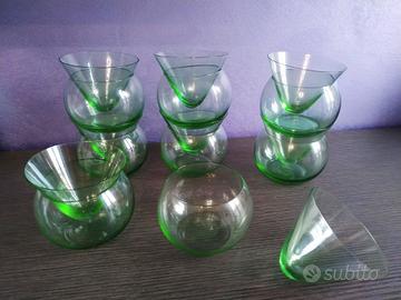 Bicchieri vetro per cocktail 