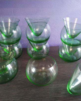 Bicchieri vetro per cocktail 