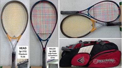 Set Tennis racchette e borsone