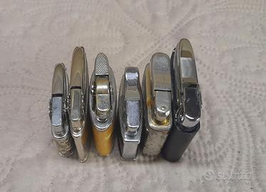 lotto di 6 accendini da collezione