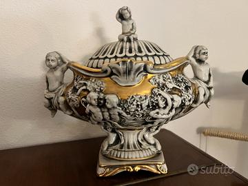 Coppa zuppiera vaso capodimonte