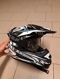 casco cross enduro acerbis con mascherina