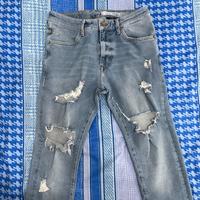 Jeans H&M Tech Stretch Slim strappati – Taglia 32/