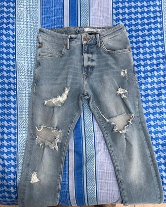 Jeans H&M Tech Stretch Slim strappati – Taglia 32/