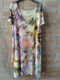 Abito vintage Carla Ferroni mis.L voile di viscosa