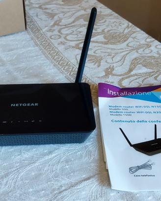 Modem Router WIFI NETGEAR DSL N300 modello 1500