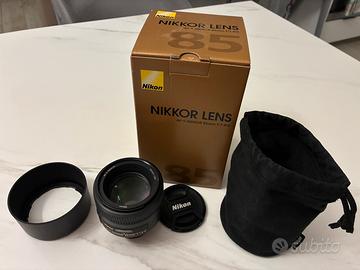 AF-S Nikkor 85mm f/1.8G – Condizioni eccellenti